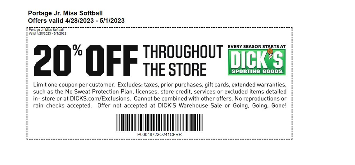 Dick's Sporting Goods Coupon